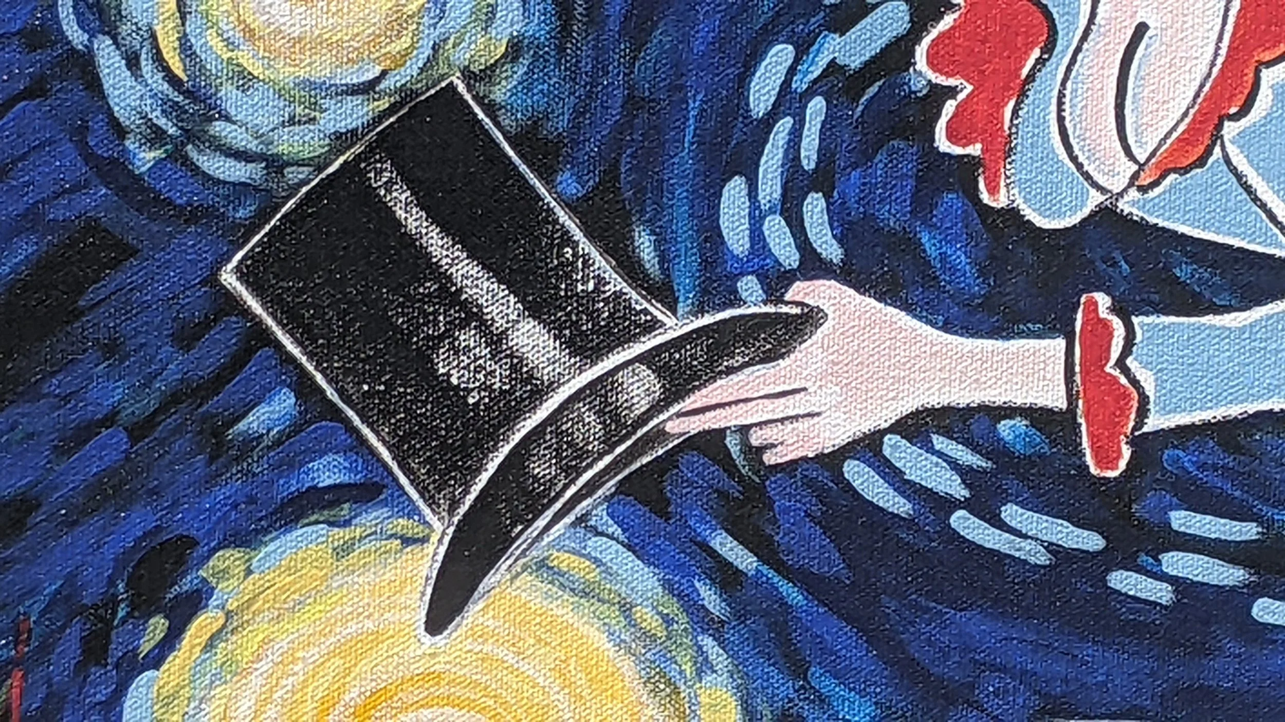 LINCOLN & Mary Todd: The Kiss; Homage to Chagall & Van Gogh (This